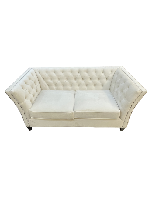 Sebastion White 2 seat sofa