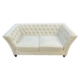 Sebastion White 2 seat sofa