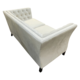 Sebastion White 2 seat sofa