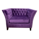 Sebastion Purple 1 seat sofa
