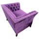 Sebastion Purple 1 seat sofa