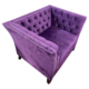 Sebastion Purple 1 seat sofa