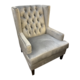 Hudson Armchair in Dark Grey Velvet 