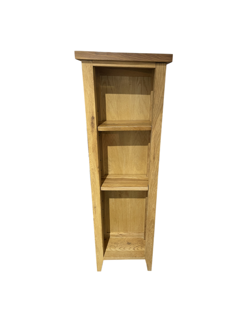 small oak bookshelf