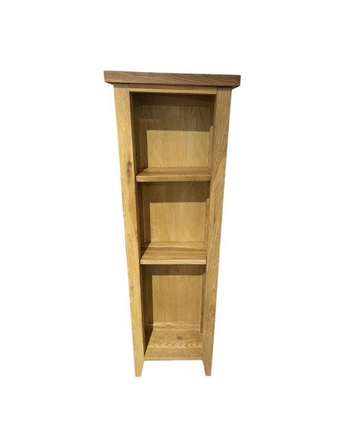 small oak bookshelf