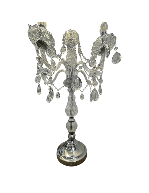 CRYSTAL CHANDELIER TABLE LAMP