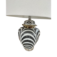 Zebra Print Table Lamp