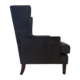 Hudson Armchair In Black Velvet