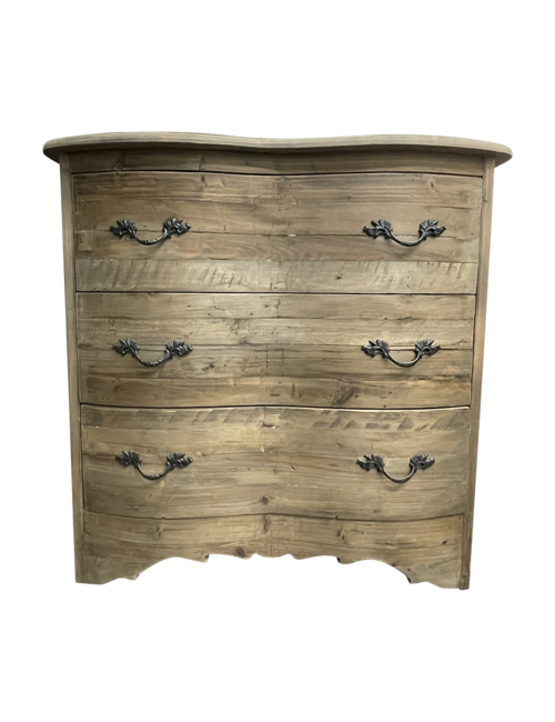 RECLAMINED PINE CHEST OF DRAWERS