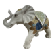 White Elephant with calf