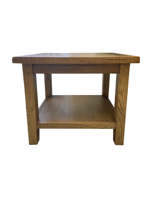 NATURAL WOOD SIDE TABLE