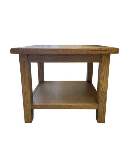 NATURAL WOOD SIDE TABLE