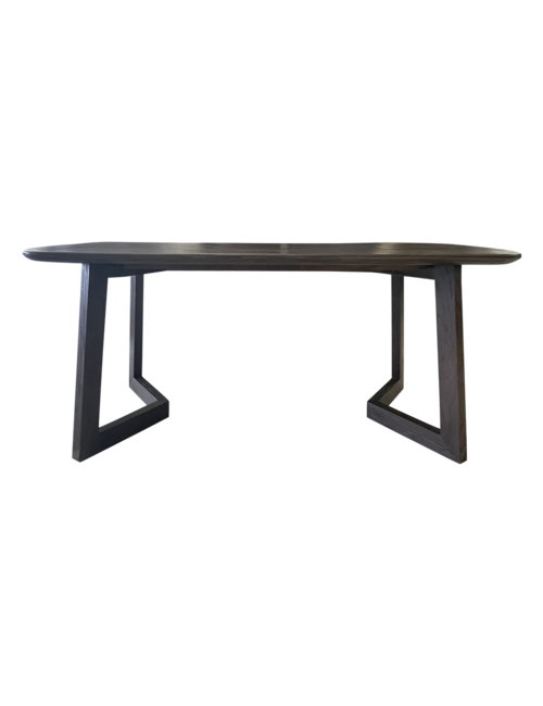 MASSEY BLACK ELM DINING TABLE