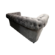 Velvet Chesterfield 2 Seat - Dark Grey