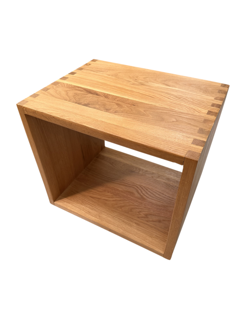 Cube oak side table Furniture Living Room Furniture Affordable