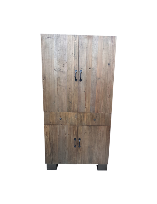 210Cmh 4 Cupboard 2 Drawer Storage Unit FurnitureLiving Room