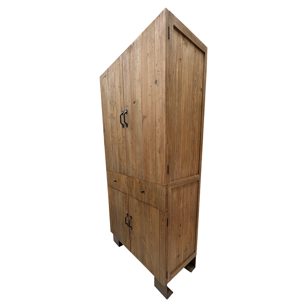 210Cmh 4 Cupboard 2 Drawer Storage Unit FurnitureLiving Room