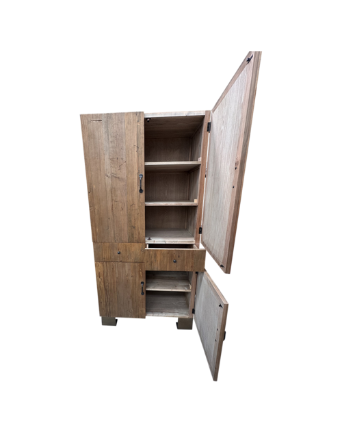 210Cmh 4 Cupboard 2 Drawer Storage Unit FurnitureLiving Room