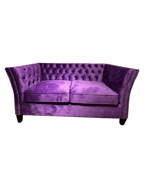 Sebastion Purple 2 seat sofa