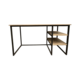 Repurposed elm,  metal desk
