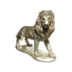 Aged Silver walking Lion