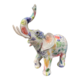 Small Floral Elephant