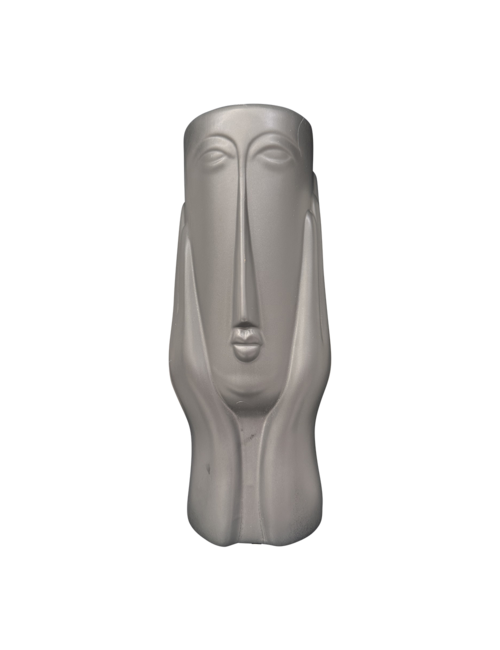 Black large hands to face vase