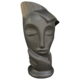 Black face with quiff vase