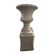 Large French Grey urn and Base