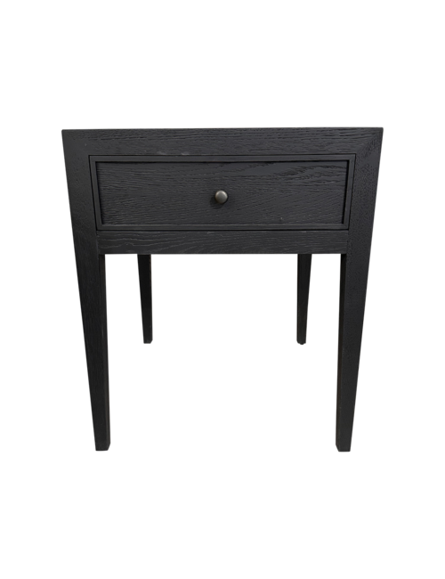 Black Oak Side Table