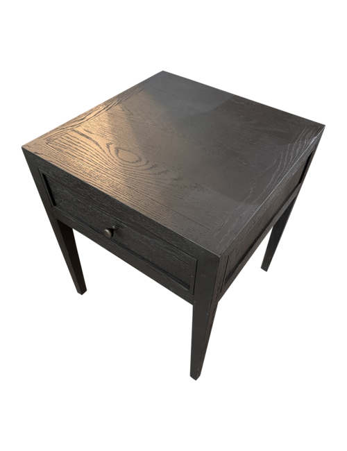 Black Oak Side Table FurnitureLiving Room Furniture Affordable