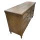 Natural wood 8 drawer chest