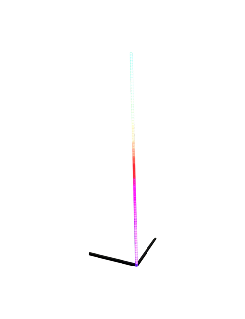 RAINBOW LED CORNER FLOOR LAMP