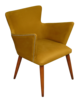 Mondrian dining chair- Yellow Mustard