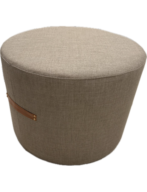 54cmd beige fabric ottoman