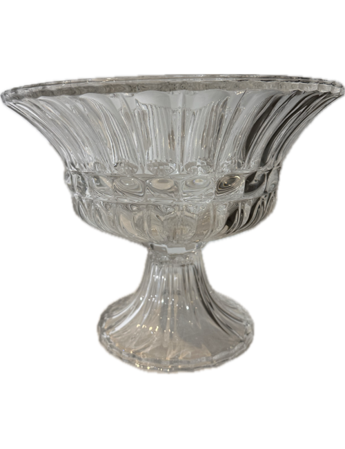 Fluted Bowl On Stand