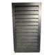 Black sliding door louvered cabinet