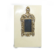 Cream Frame W/ Gold Photo Insert