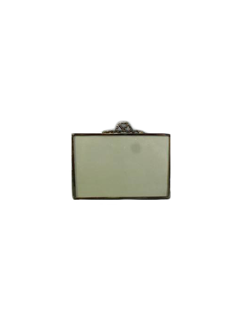 Brass Edged Glass Photo Frame