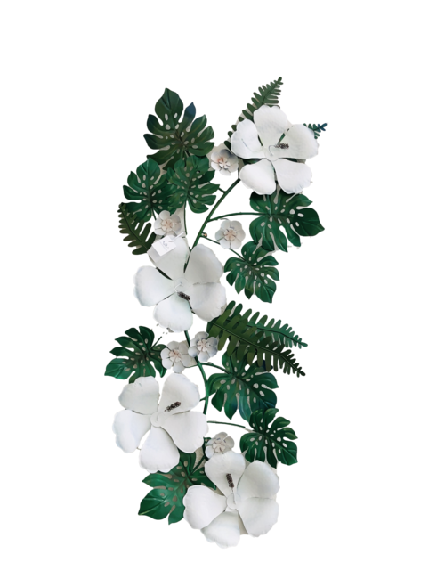 HIBISCUS FERN WALL ART