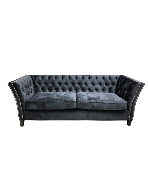 Sebastion Black 3 Seat Sofa-Due June 2024