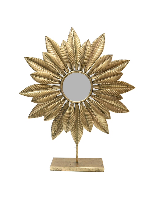 GOLD SUN STANDING MIRROR