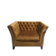 Sebastion Copper Gold 1 Seat Sofa