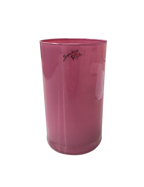 15CMH PLUM CYLINDRICAL VASE