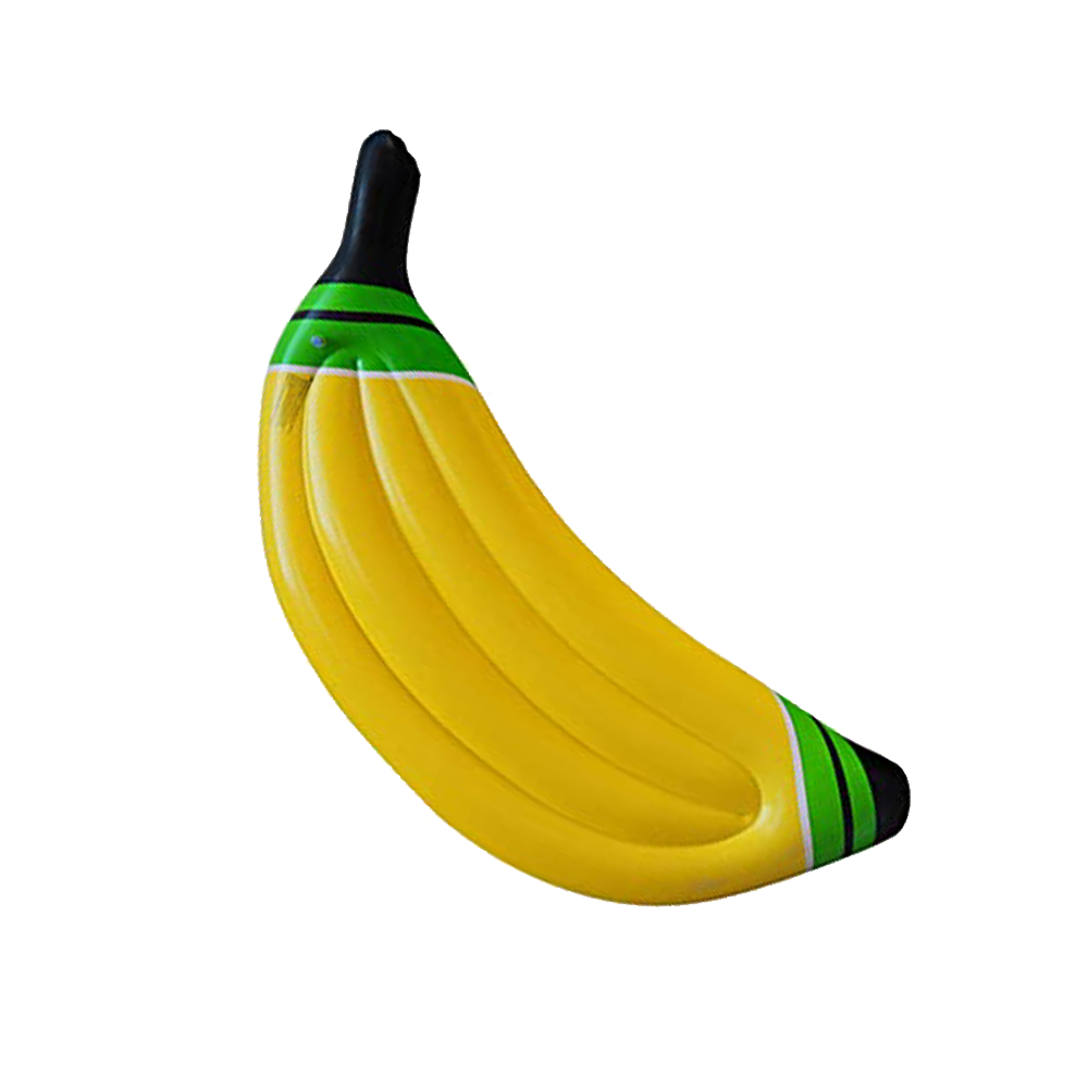 INFLATABLE BANANA Outdoor Pool Toys Affordable Luxury Living Interior Warehouse Decor PVC Yellow