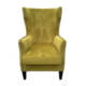 ASHTON ARMCHAIR IN LIME VELVET