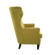 ASHTON ARMCHAIR IN LIME VELVET