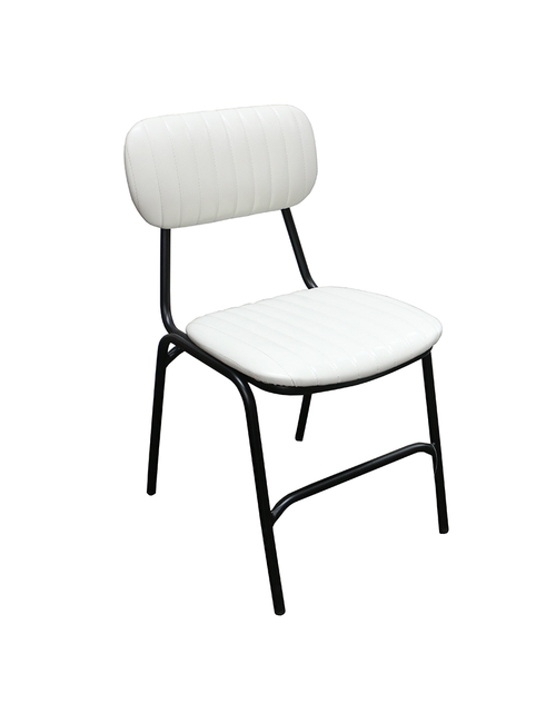 WHITE CLOONEY DINING CHAIR