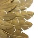 70Cmd Gold Metal Feather Mirror