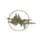 Mountains In Ring Wall Art